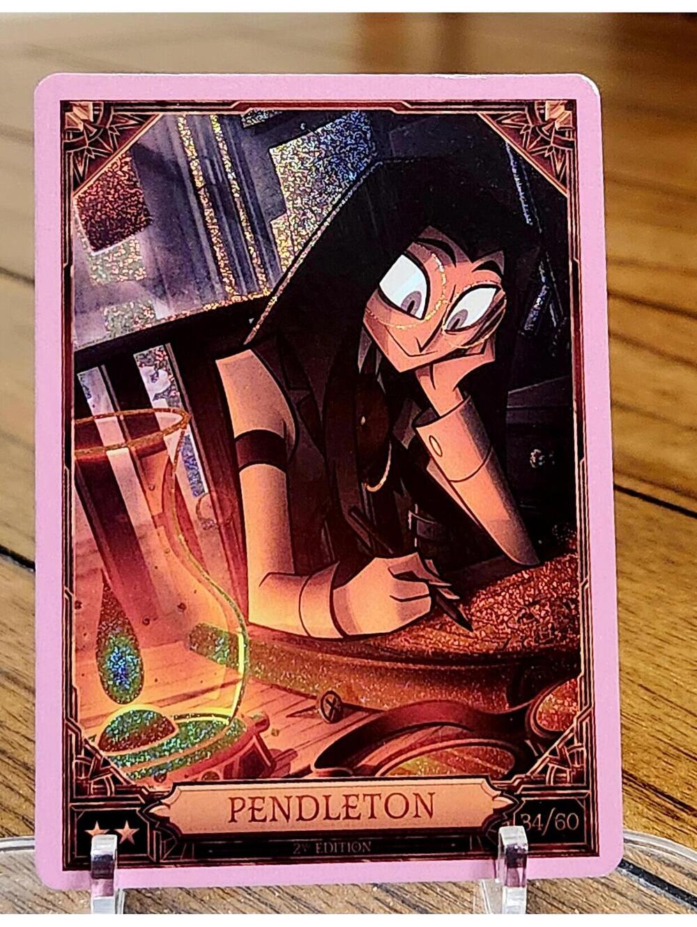 Human Pentious foil trading card  - Hazbin Hotel